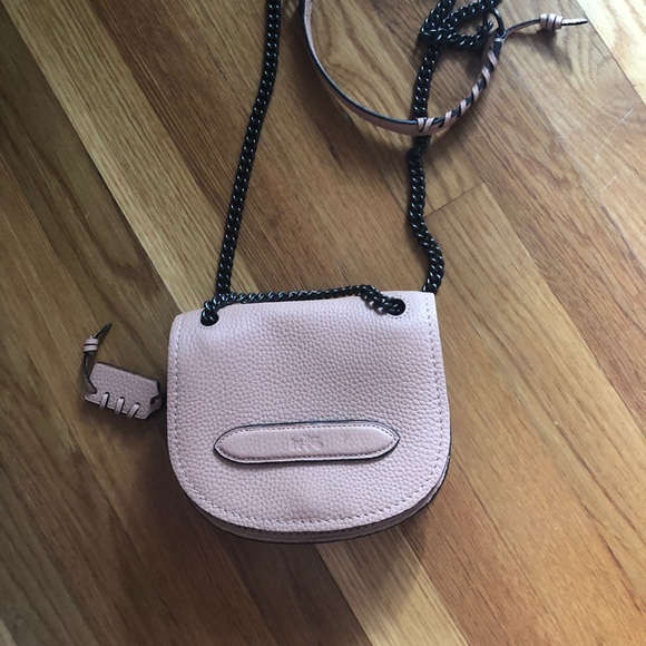 Dusty pink COACH crossed body clutch - Picture 1 of 3